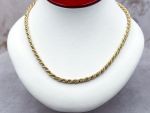 (LD4005N) 18K Solid Rope Necklace*BOLD*30.7Gms*Reg.$5000