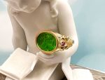 TAGLIAMONTE Designs (SH972) 18K Venetian Intaglio Ring *Size 10