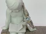 SAMUEL B *BJC* (58859B.BT) 925SS/18K Braided Tulang Naga Bracelet *Blue Topaz*