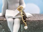 TAGLIAMONTE Designs (TAG1187DB) 925SS/YGP Venetian Cameo Pendant*Cupid*Reg.$200