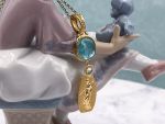 TAGLIAMONTE Designs (2331P) 925SS/YGP Venetian Intaglio Pendant*Busy Bee*Reg.$200
