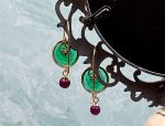 TAGLIAMONTE Designs (LDM1025) 925SS/YGP Venetian Cameo Earrings *Victorian Rose*Reg.$200